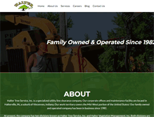 Tablet Screenshot of haltertreeservice.com